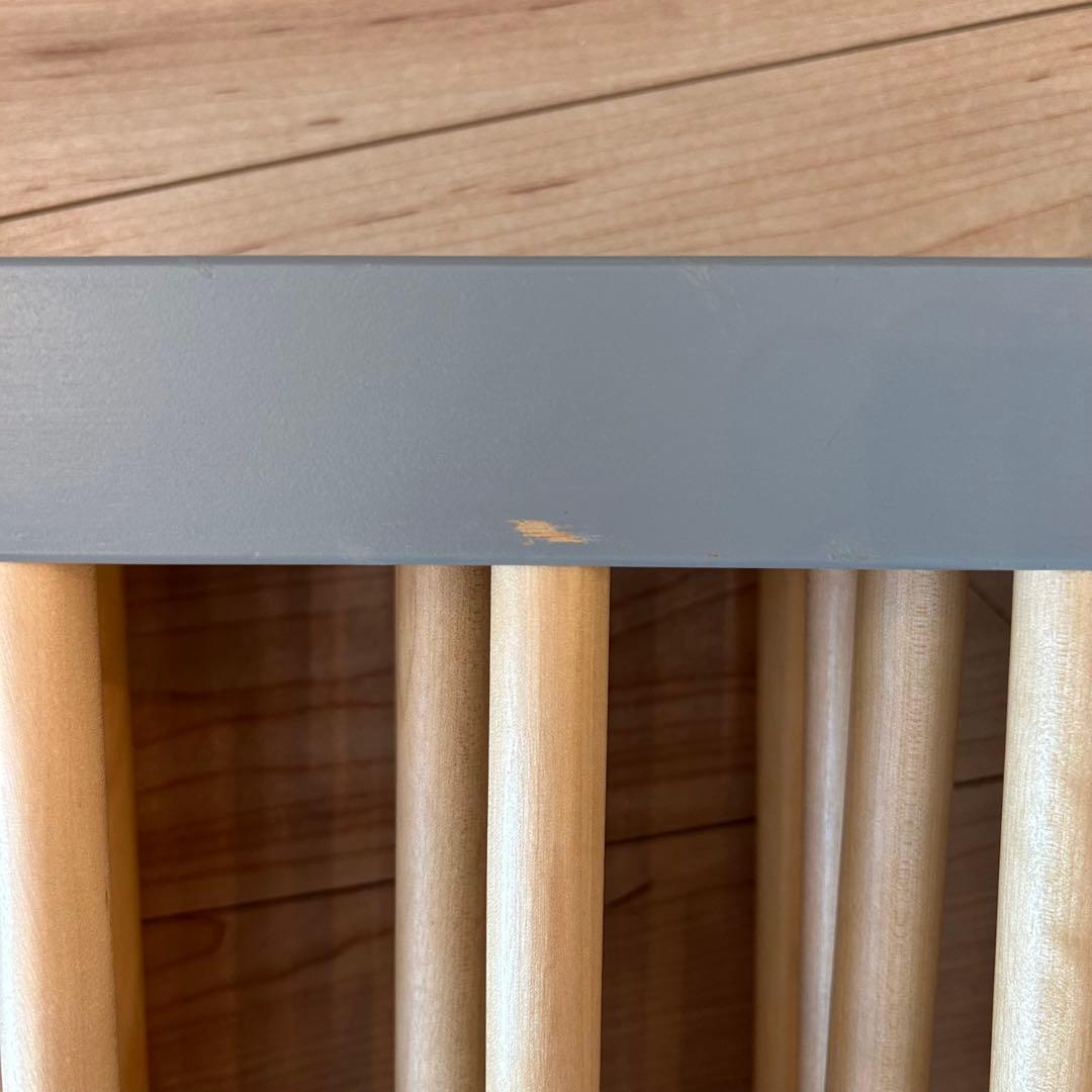 【週末限定値下】LITTLE BOT BABY　木製ベビーサークル グレー