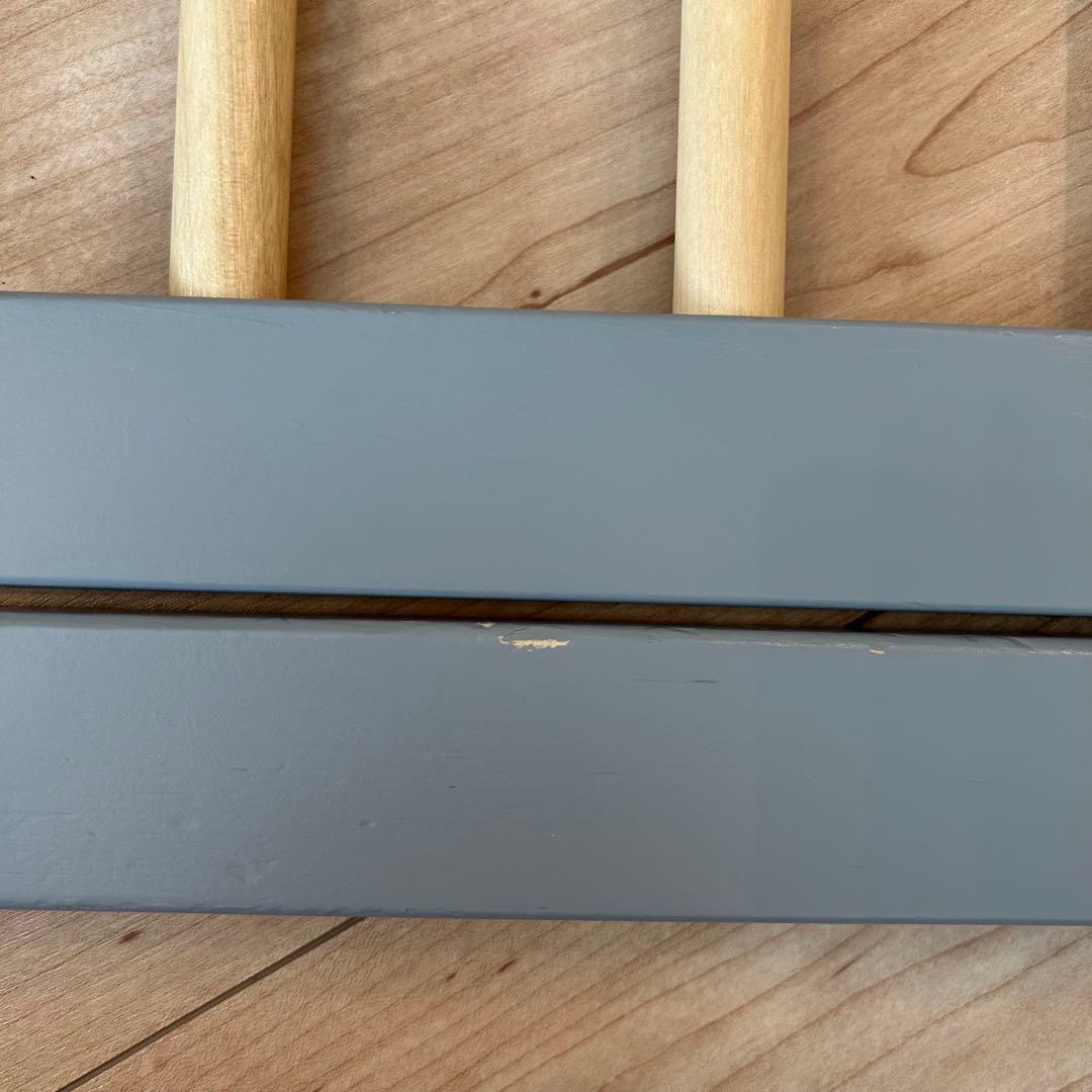 【週末限定値下】LITTLE BOT BABY　木製ベビーサークル グレー