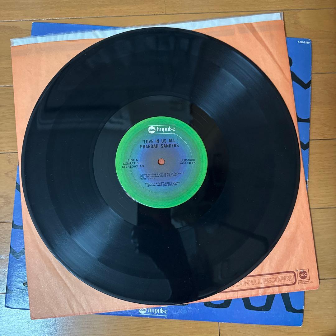 ファラオサンダース Love In Us All USオリジナル盤 レコード