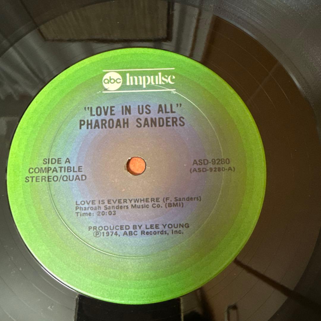 ファラオサンダース Love In Us All USオリジナル盤 レコード