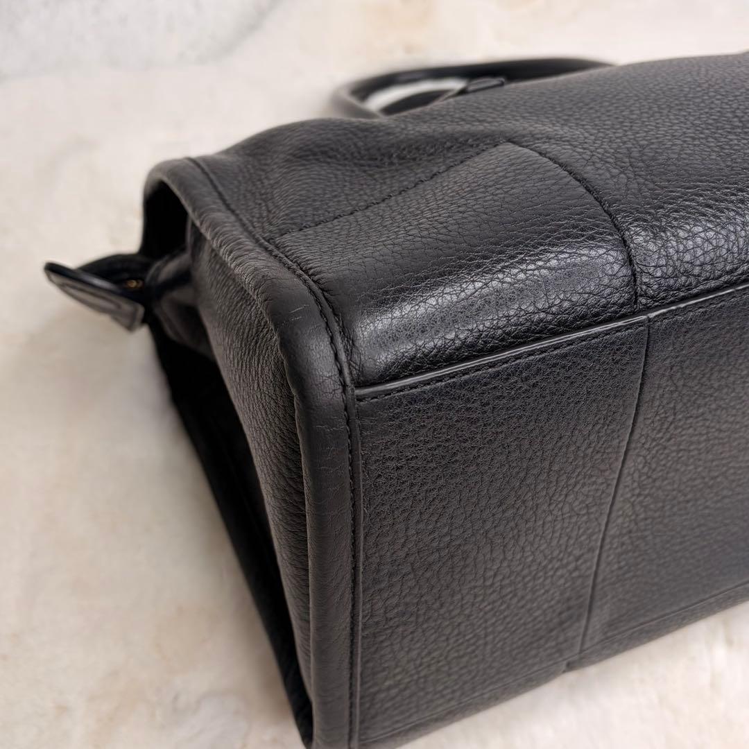 トリーバーチ　ショルダーバッグBRITTEN　レザー　ブラック　2way