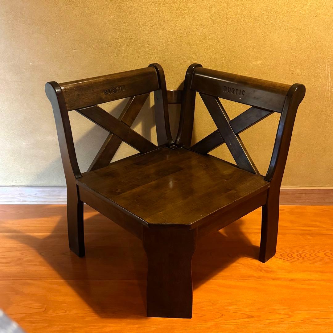 カリモク RUSTIC イス 椅子 ベンチ コーナーチェア