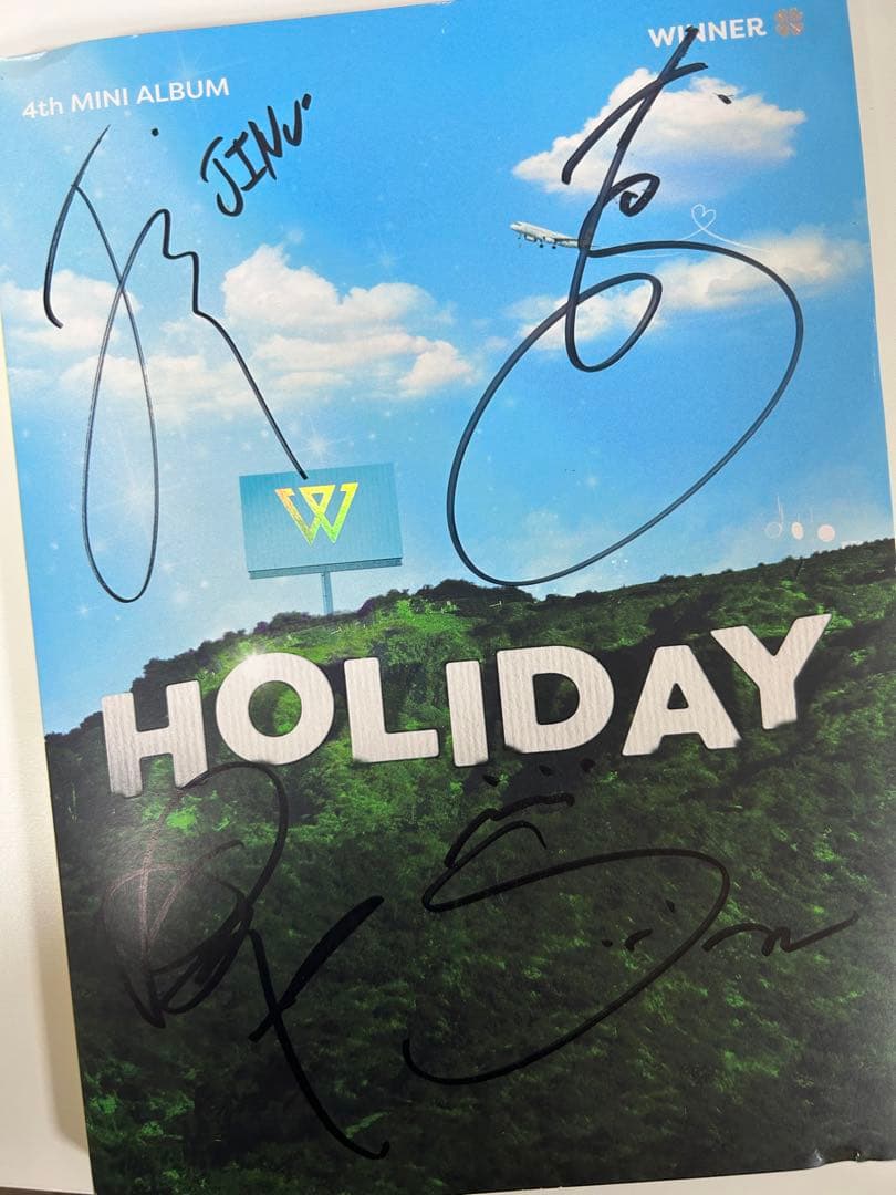 WINNER holiday サイン入り アルバム