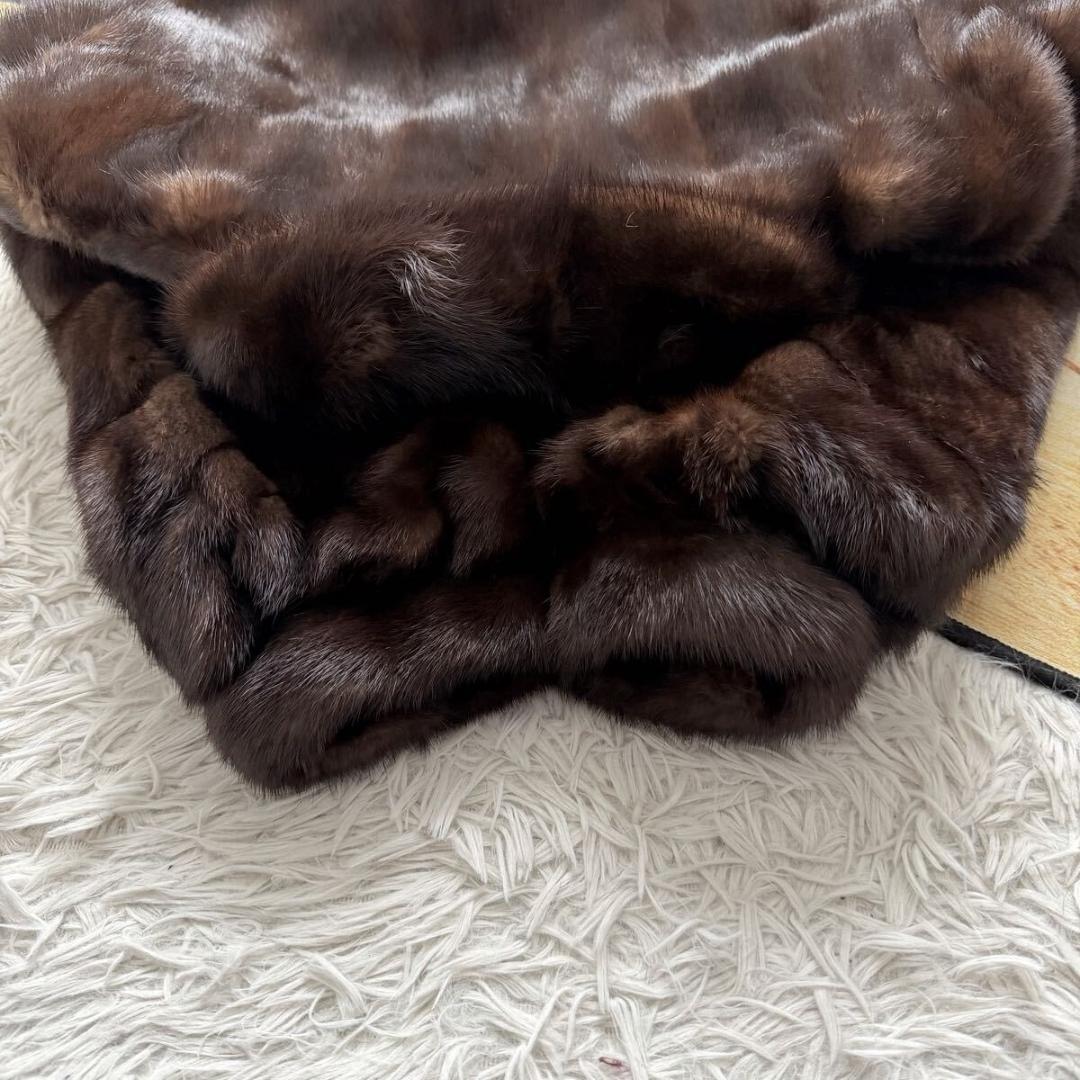 クロップド/ショート デザイン ミンク ファーコート XL 毛皮 リアルファー