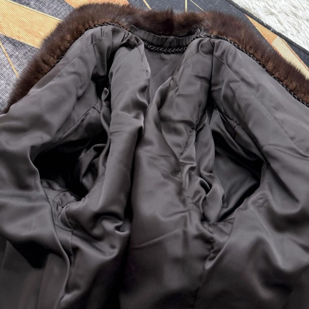 クロップド/ショート デザイン ミンク ファーコート XL 毛皮 リアルファー