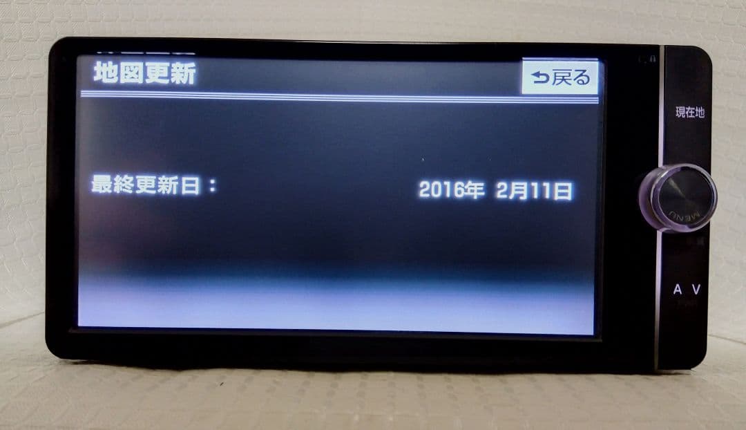 トヨタ純正　SDナビ　2016年地図更新　NSZT-W62G　フィルムアンテナ