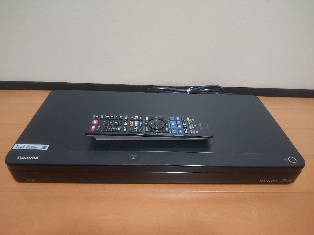 東芝　REGZA　DBR―Z620 1TB→2.5TB プチメンテ済み