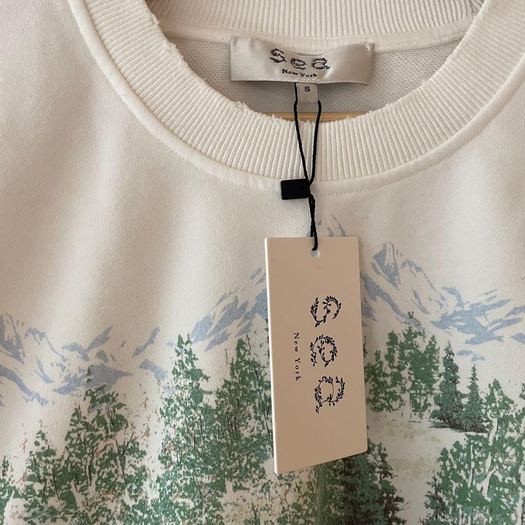 定価3.8万円　Sea New York Andes 刺繍スウェット