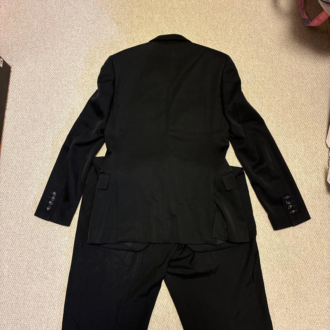 リチウムオム　ブラック スーツ セットアップ