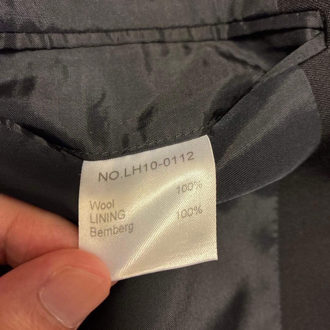 リチウムオム　ブラック スーツ セットアップ