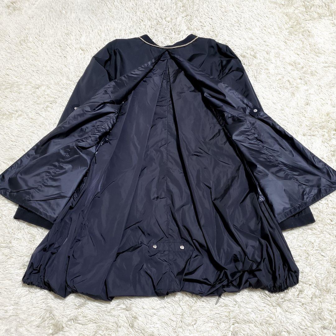 美品✨MONCLER　ロングジャケット　ダブルファスナー　チェーン　みんみん様
