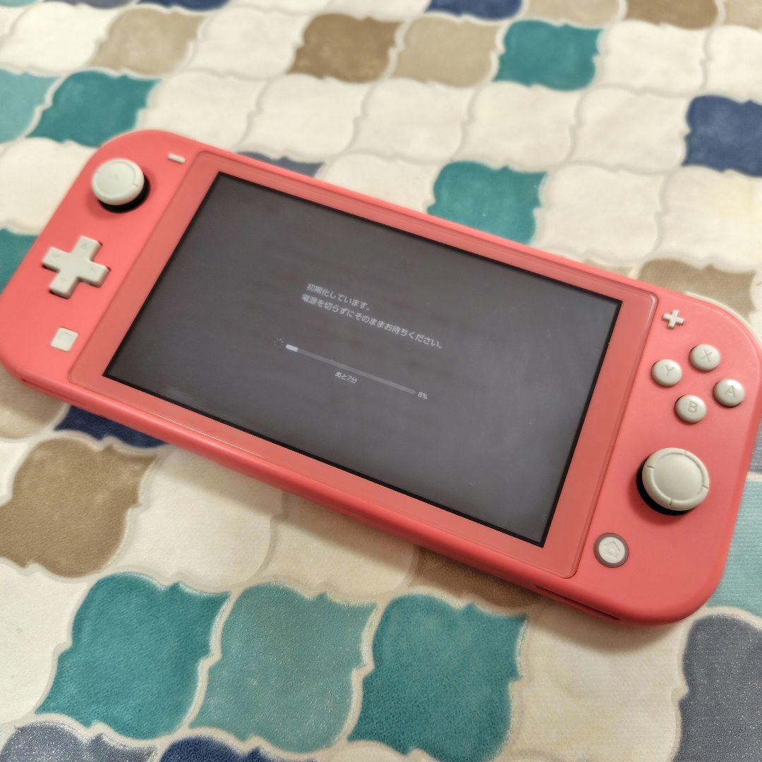 【動作確認済】Nintendo Switch Lite コーラルピンク 本体のみ