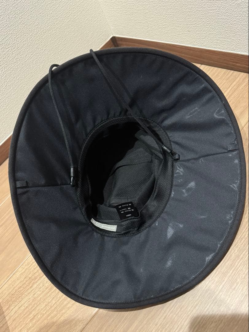 SUN BARRIER 100 ウインドハット ブラック　M