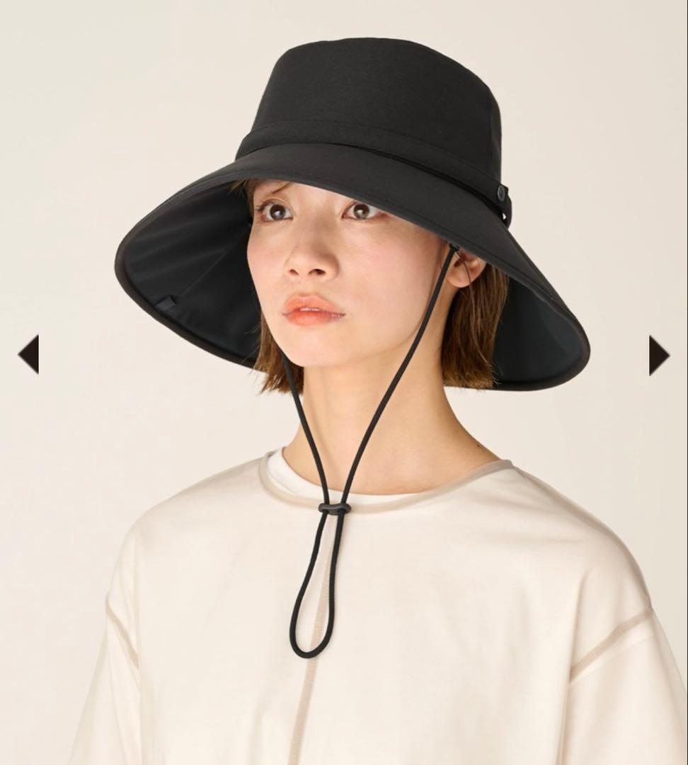 SUN BARRIER 100 ウインドハット ブラック　M