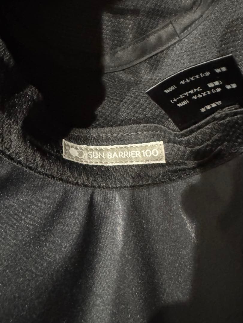 SUN BARRIER 100 ウインドハット ブラック　M