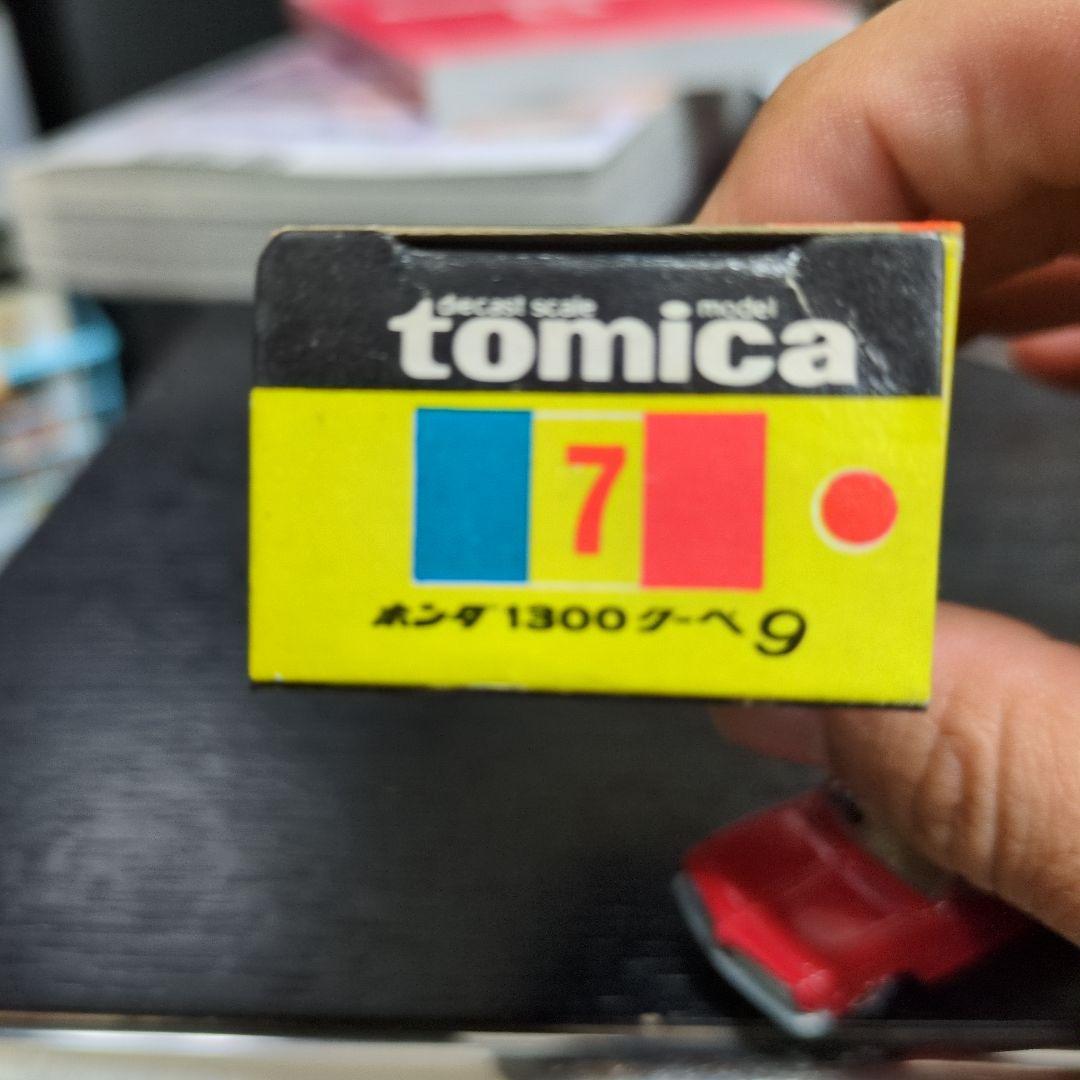 トミカ　 HONDA 1300 赤 　黒箱　日本製　初期ホイール
