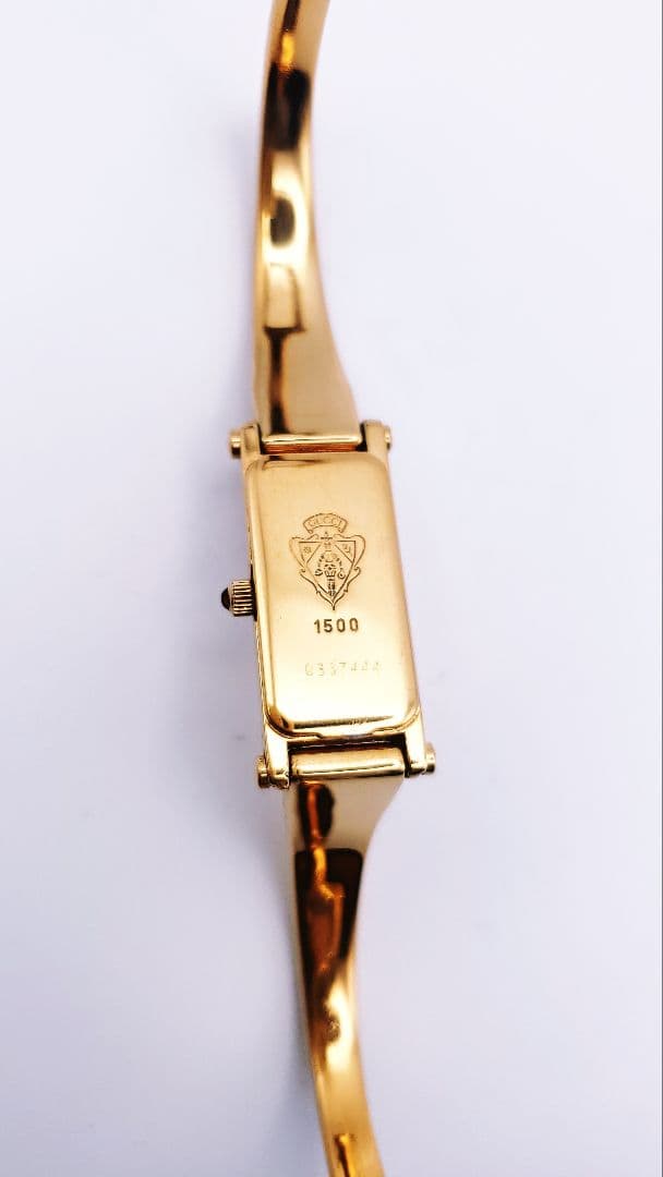 良品 【稼働品】グッチ GUCCI ゴールド 1500