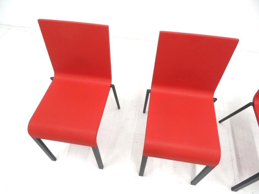 展示品　vitra ヴィトラ 03 ゼロスリー　ダイニングチェア　4脚セット