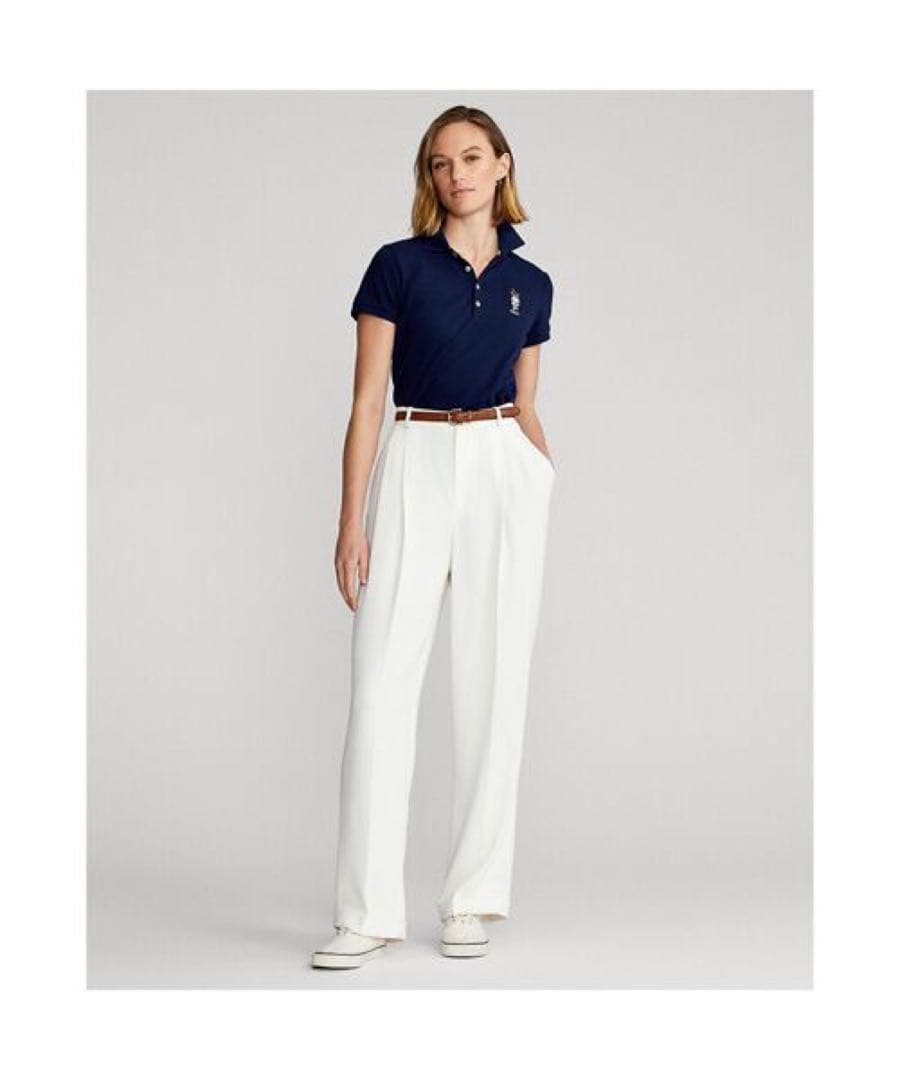 レアなベアータイプ♡ラルフローレン　ポロベア刺繍ポロシャツ　ネイビー　チェック