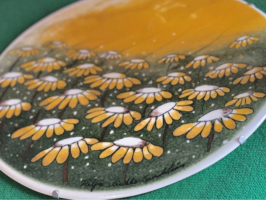 ヘルヤリウッコ 陶板「早朝」ヘルヤ　リウッコ　アラビア　ARABIA 壁掛け