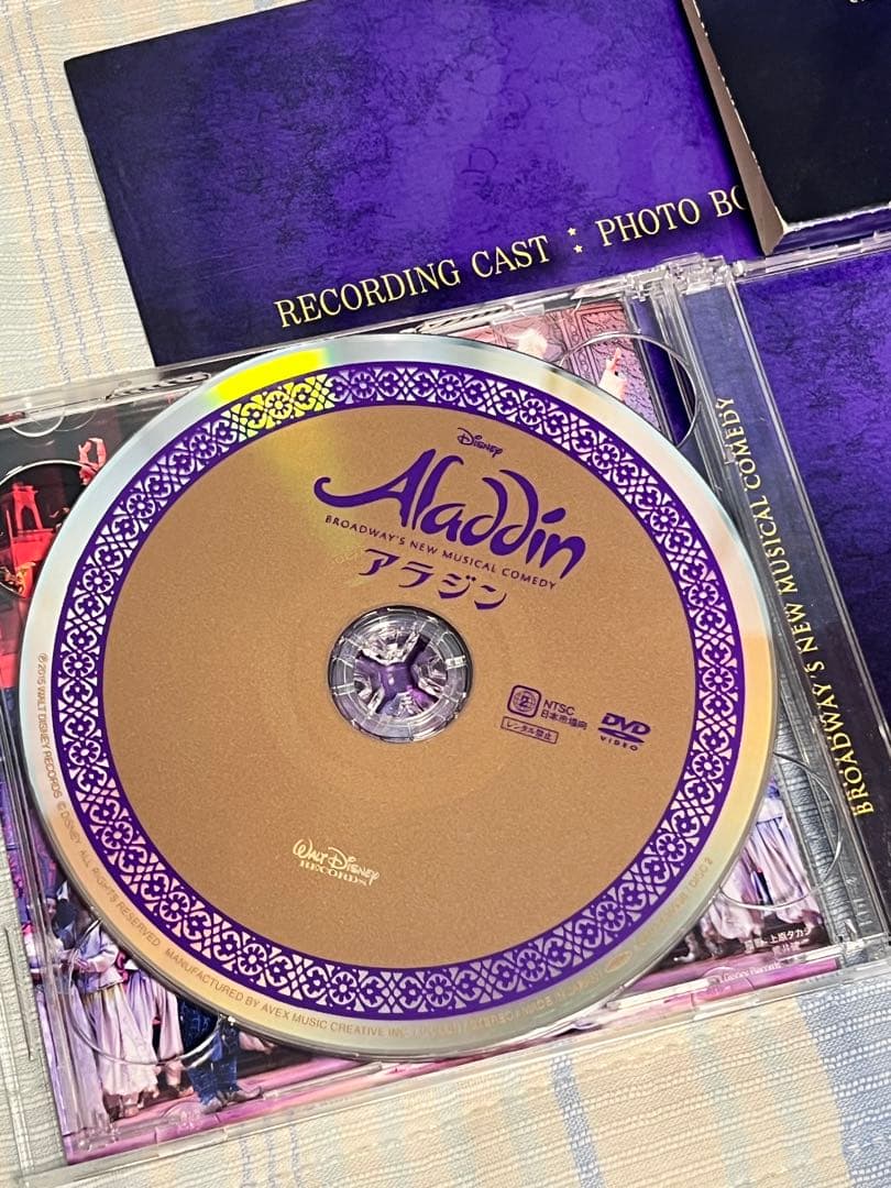劇団四季アラジン初回生産限定盤　特典DVD+レコーディング風景フォトブック