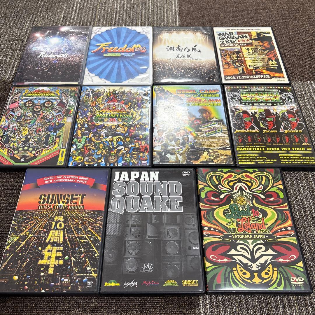 レゲエＤＶＤ１１枚まとめ売り