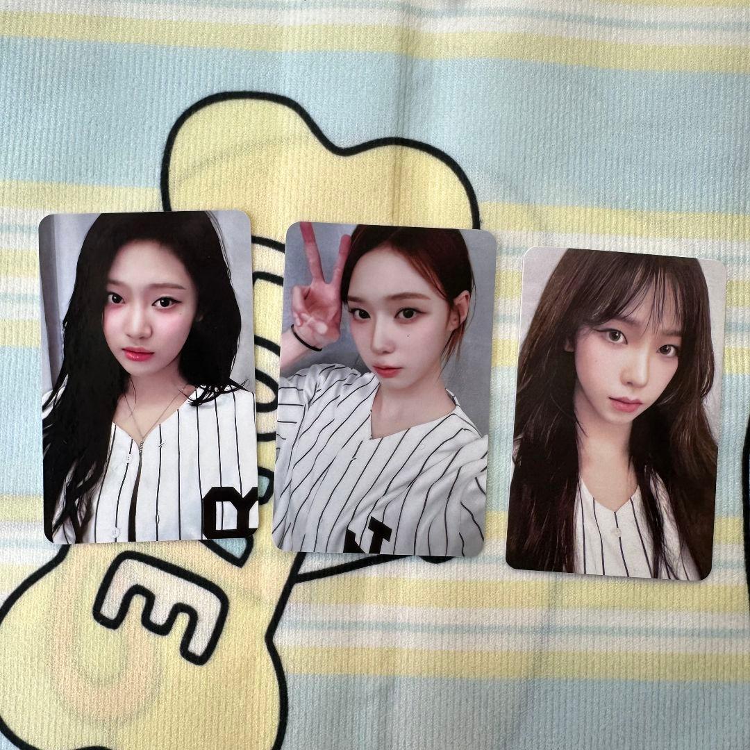 aespa 野球 BetterThings ユニフォーム トレカ 3枚