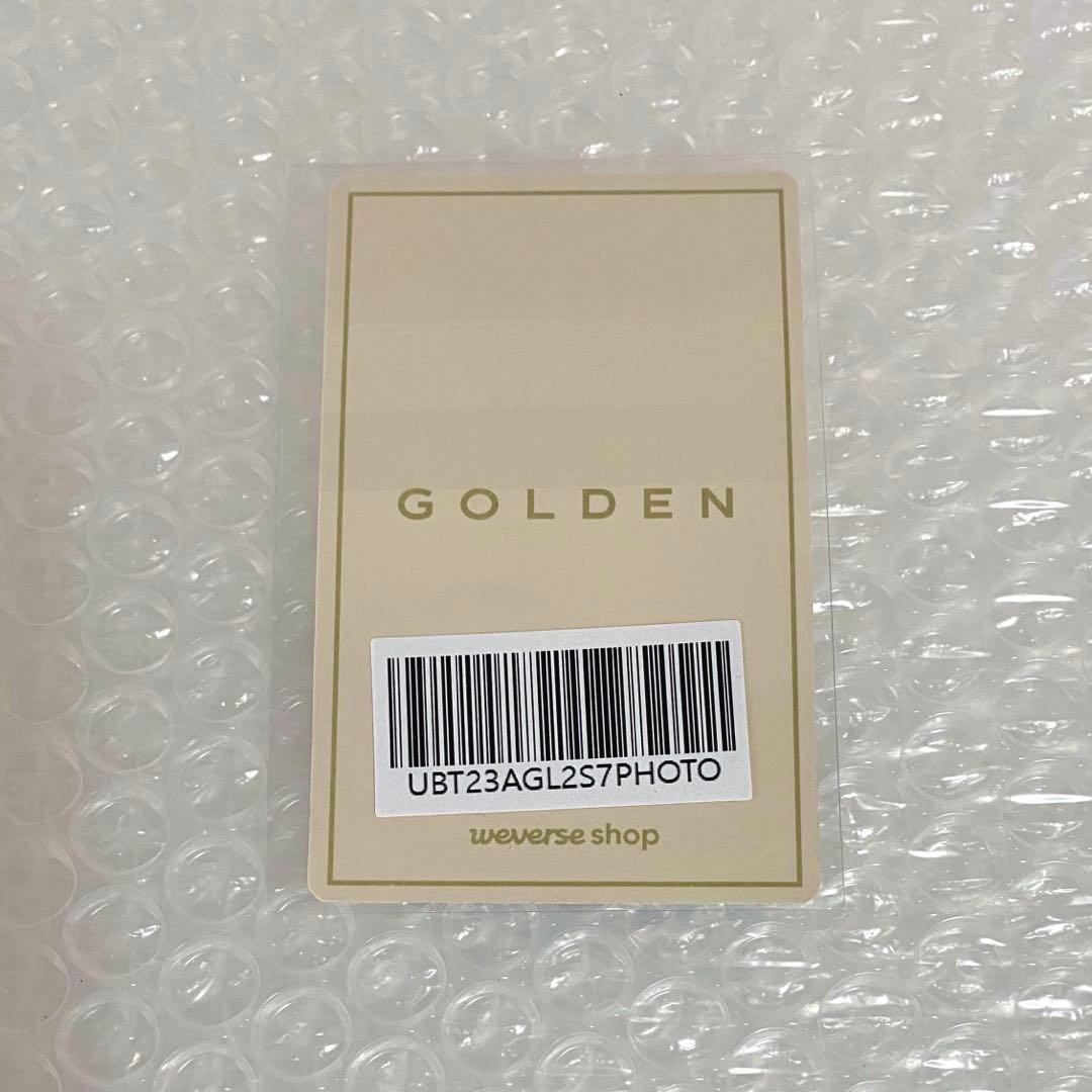 JUNG KOOK GOLDEN weverse特典 トレカ グク ラキドロ ③
