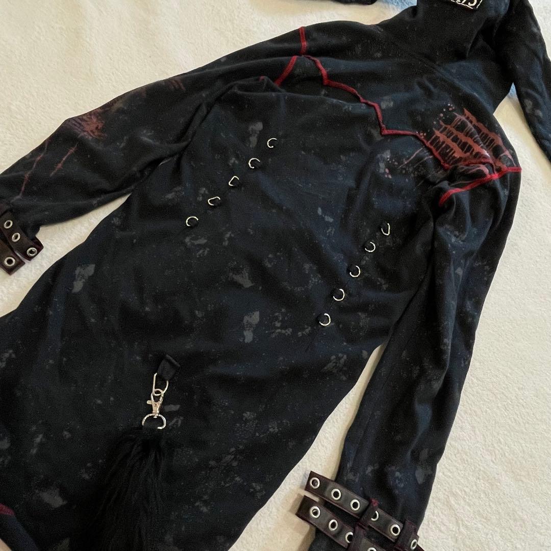 MAD GIRL mad punks ウサ耳パーカー Y2K スカル　ベルト