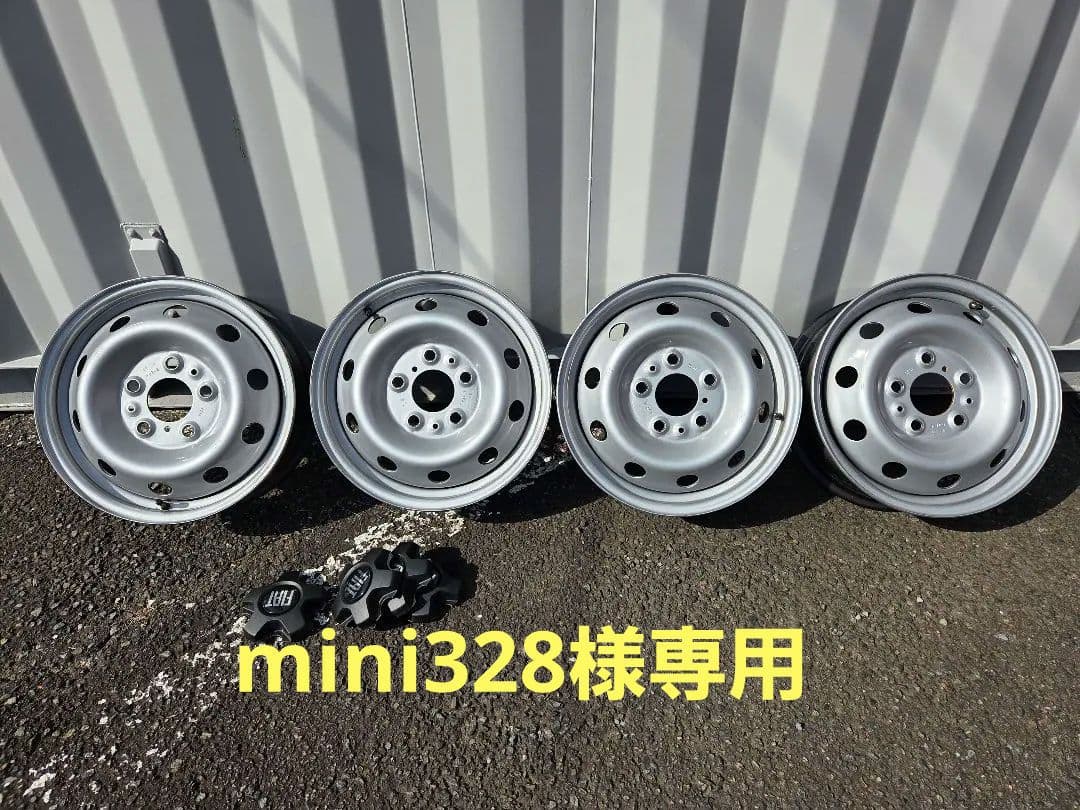 新車外し　フィアット　デュカト　純正　16インチ スチールホイール 4本セット