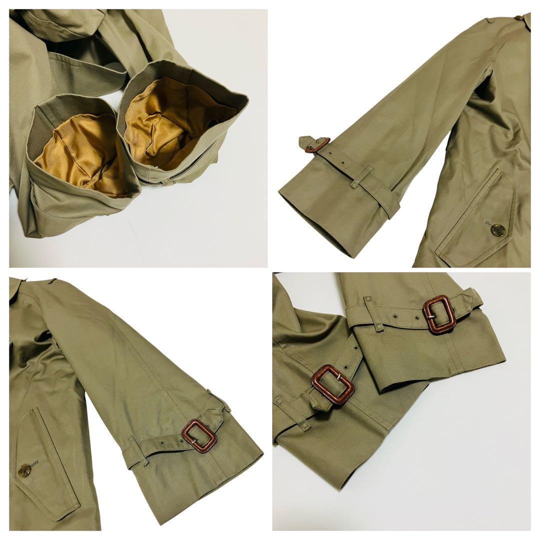 極美品✨バーバリー トレンチコート ノバチェック 玉虫色 ステンカラーコート