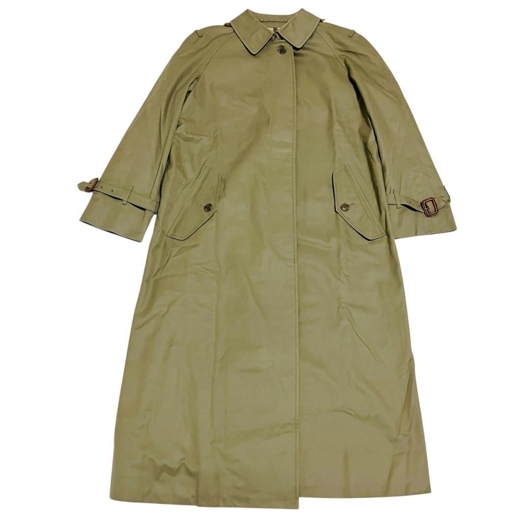 極美品✨バーバリー トレンチコート ノバチェック 玉虫色 ステンカラーコート