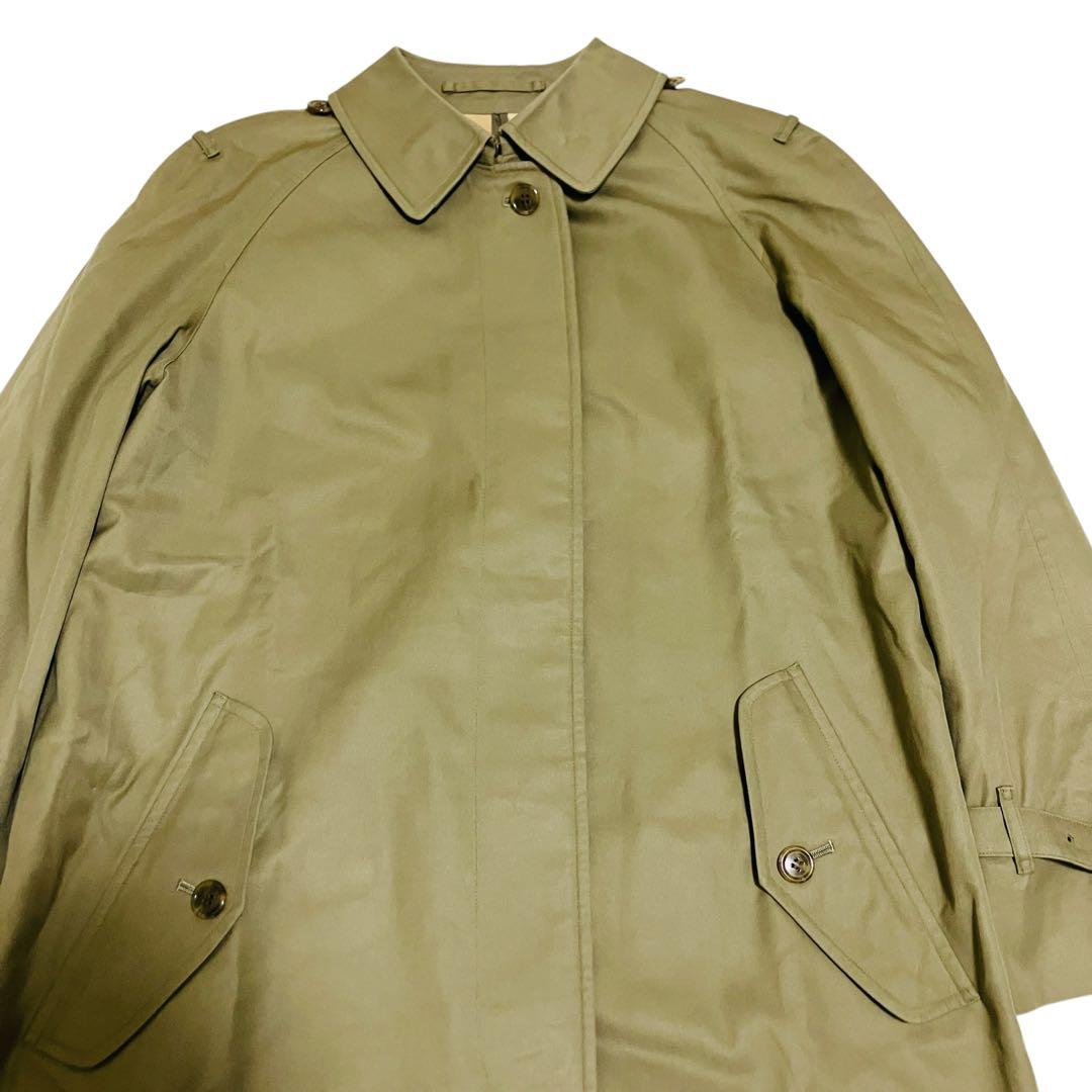極美品✨バーバリー トレンチコート ノバチェック 玉虫色 ステンカラーコート