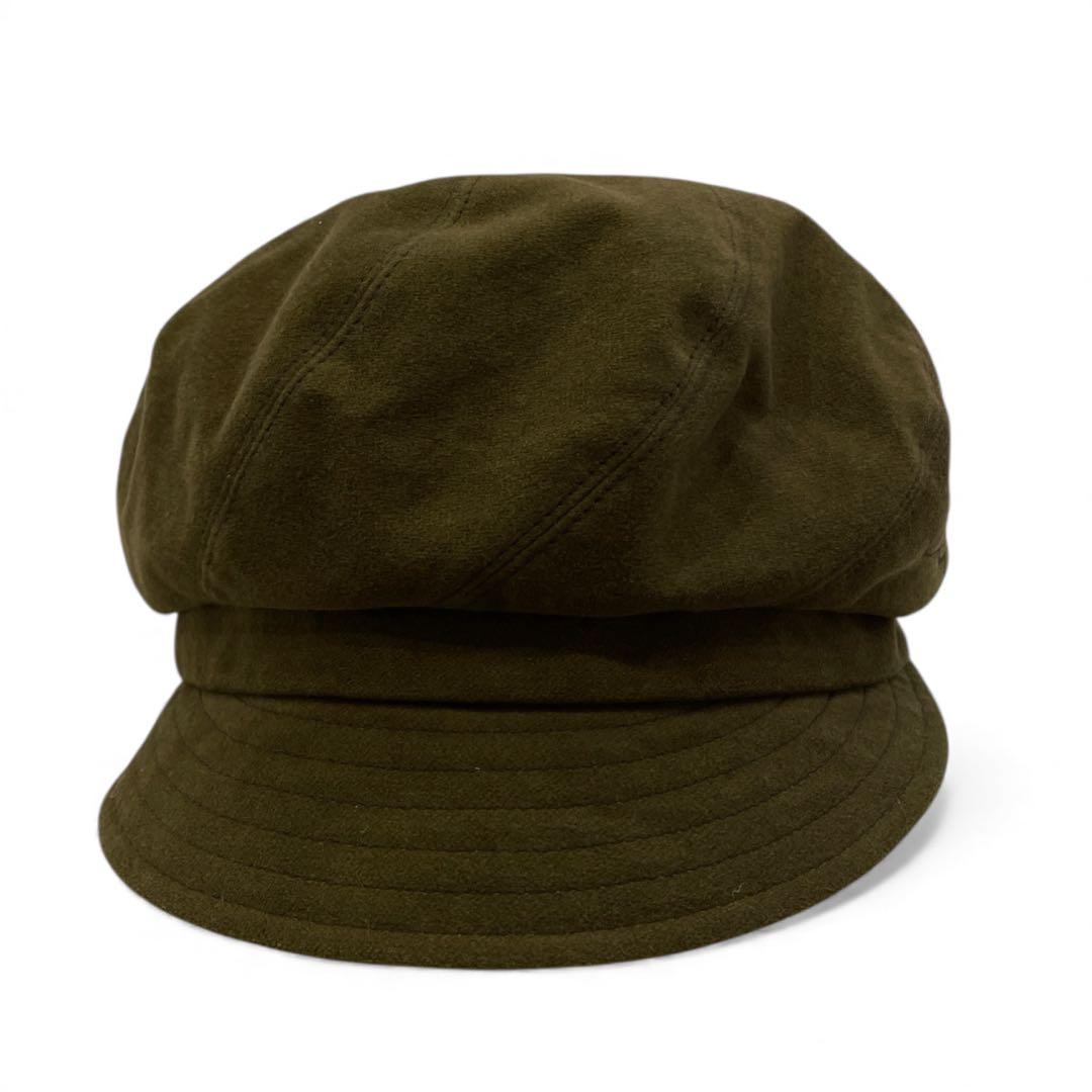美品　ヴィヴィアンウエストウッド キャスケット　帽子　日本製　オーヴ刺繍　カーキ