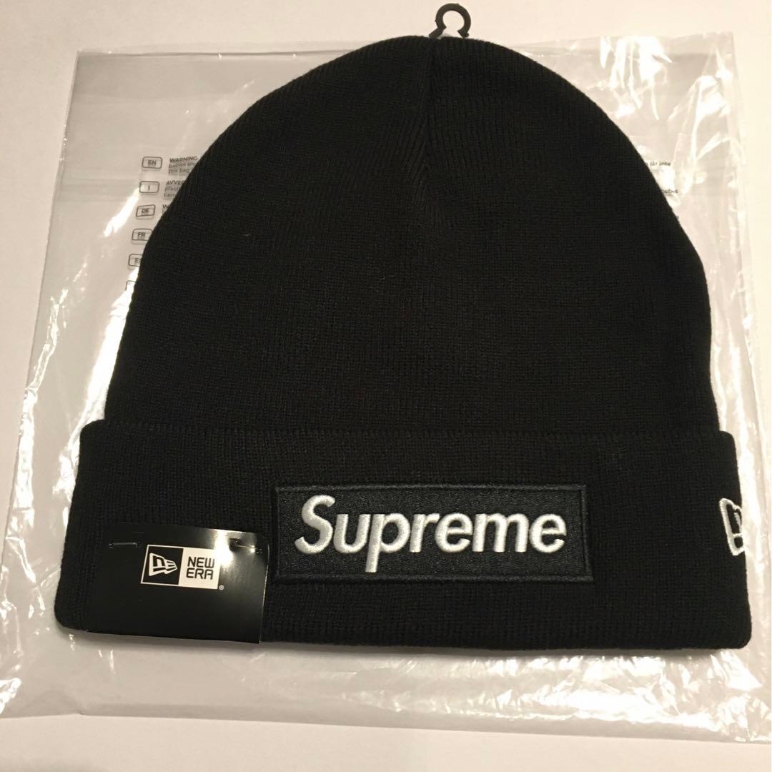 Supreme New Era® Box Logo Beanie ブラック