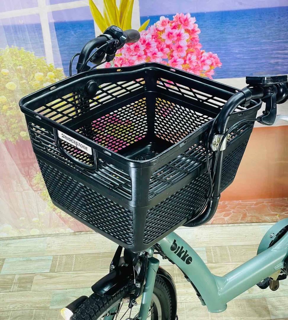 超人気！BIKKE ビッケ13AH！⭐️ブリヂストン子供乗せ電動自転車Y3104