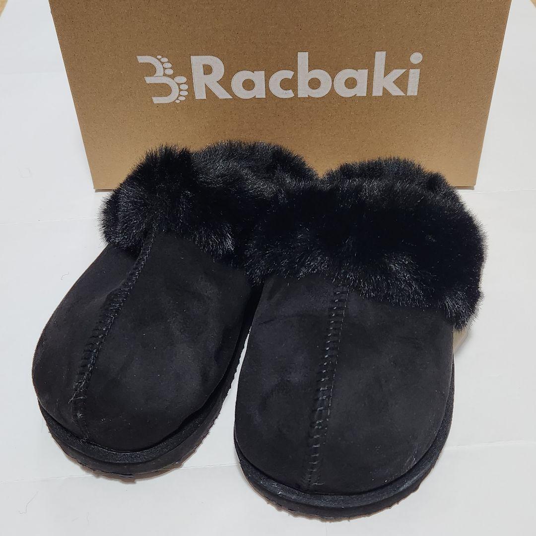 ＊*様 お値下げ Racbaki ラクバキ ファーサボ ブラック Mサイズ 箱つ