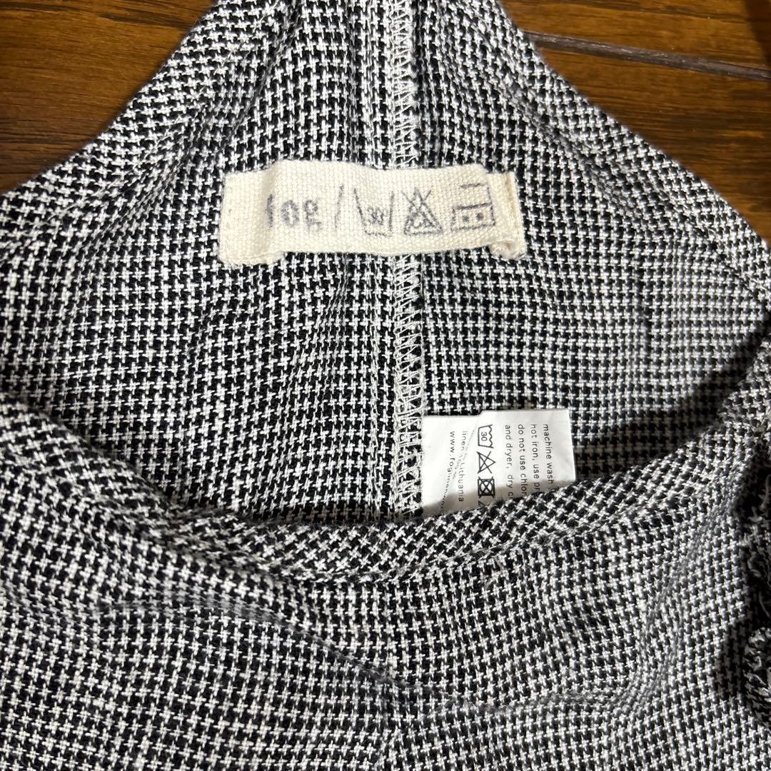 フォグリネンワーク × ネストローブ リネン サロペット パンツ コサージュ付き