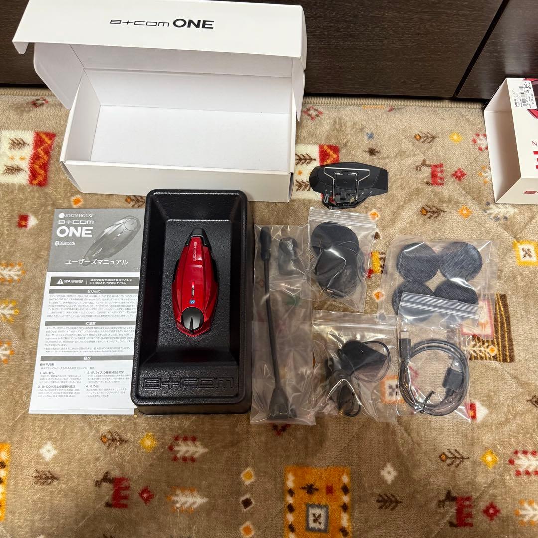 [fuji様] B+COM ビーコム ONE ルビーレッド