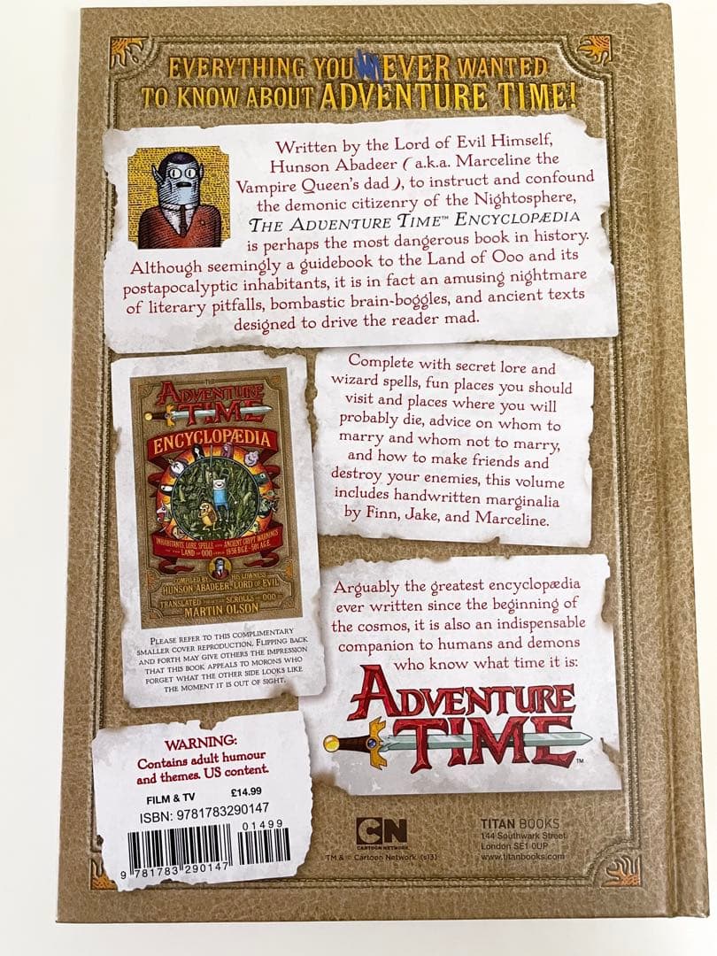 アドベンチャータイム　エンサイクロペディア　洋書　本　ファンブック　マーセリン