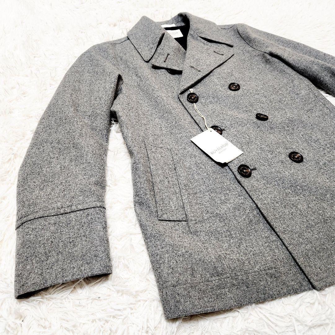 【極美品】ROW ロイヤルロウ カシミヤ混チェスターコート グレー48