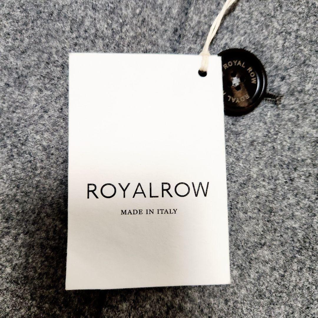 【極美品】ROW ロイヤルロウ カシミヤ混チェスターコート グレー48