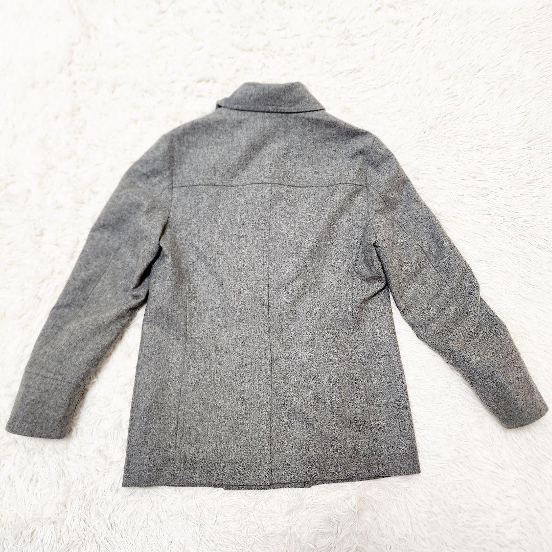 【極美品】ROW ロイヤルロウ カシミヤ混チェスターコート グレー48