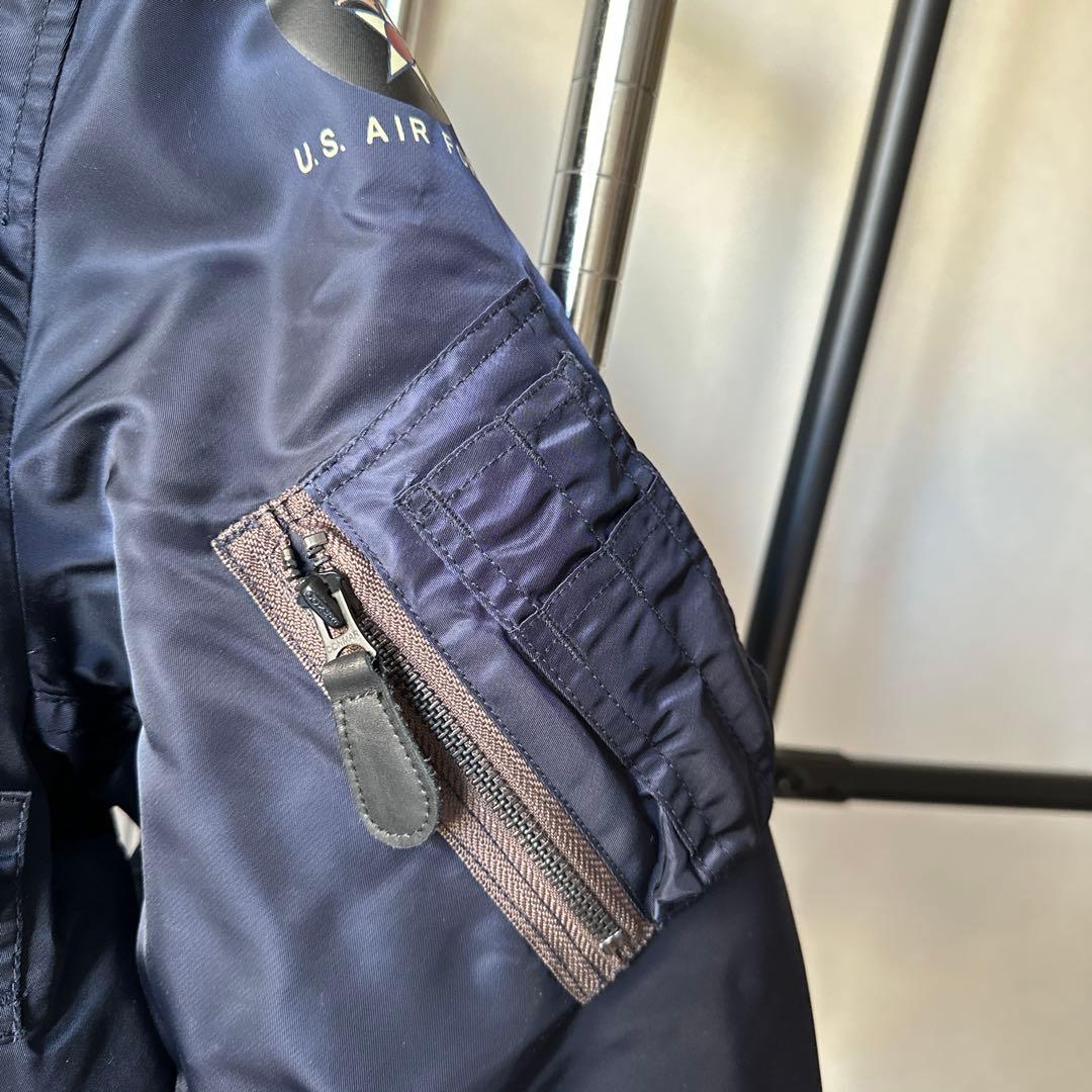 サイズ42「XL」ファー付きフライトジャケットB15C REALSIMONS