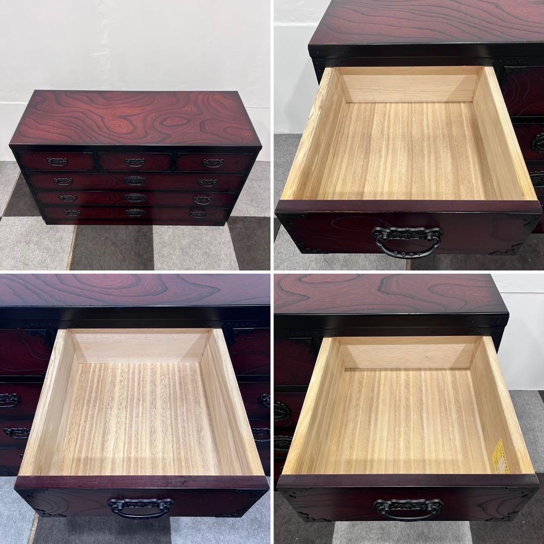 三丸民芸 古道具 和箪笥 棚 タンス チェスト 欅 天然木 家具 Oc102