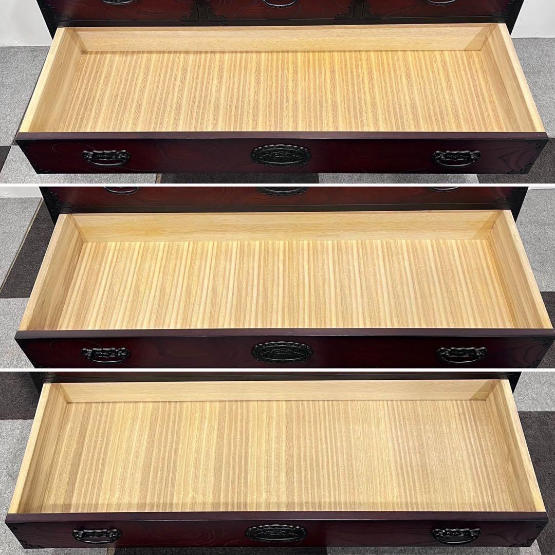 三丸民芸 古道具 和箪笥 棚 タンス チェスト 欅 天然木 家具 Oc102