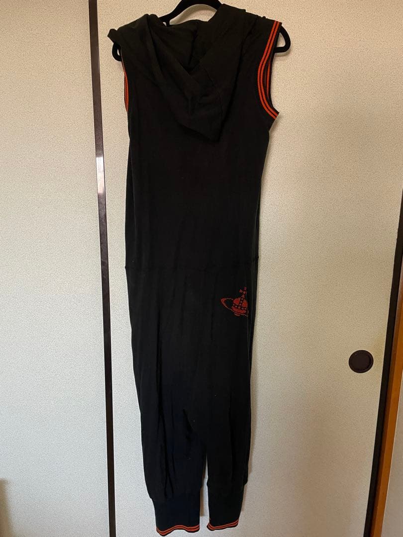 VivienneWestwood 希少オールインワン オーブ刺繍 フード つなぎ