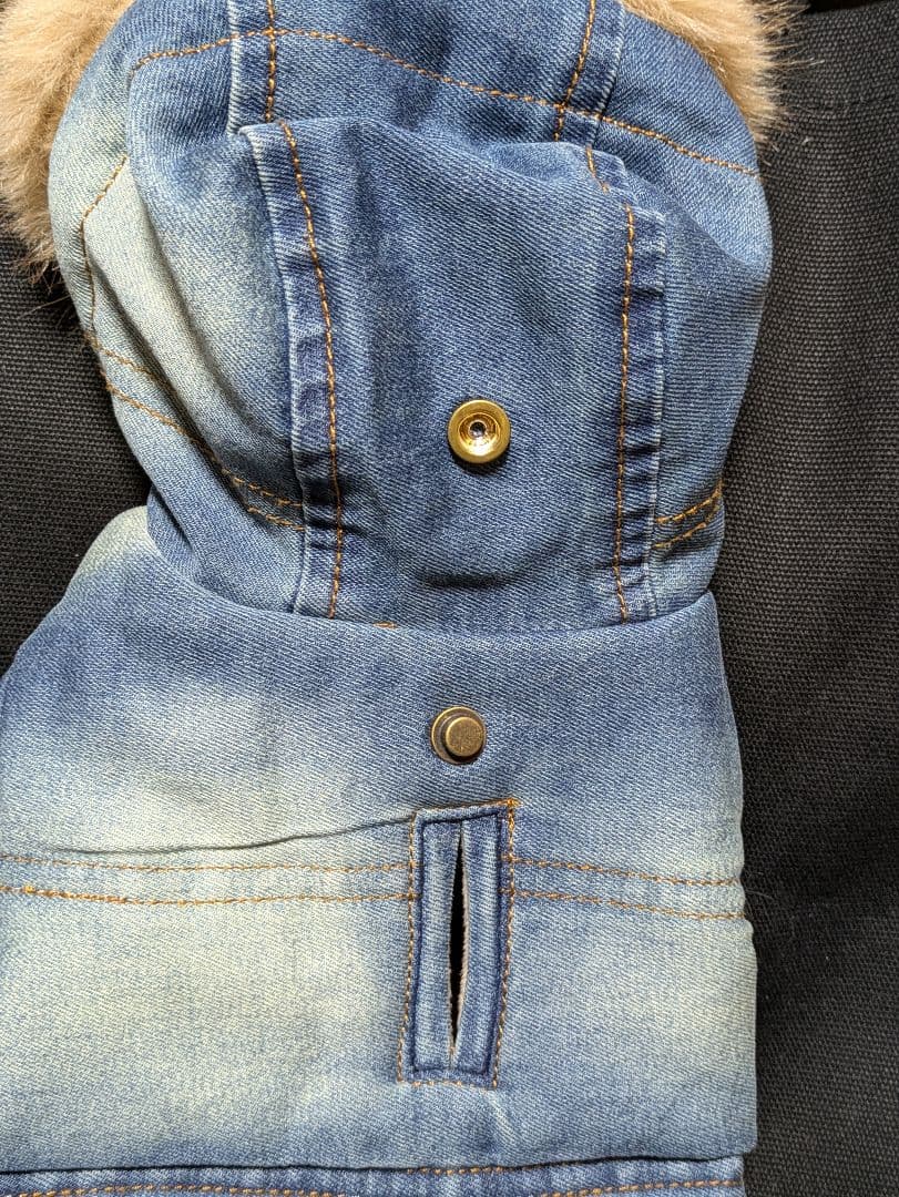 ペット服　nanala＊　デニムジャケット　サイズS