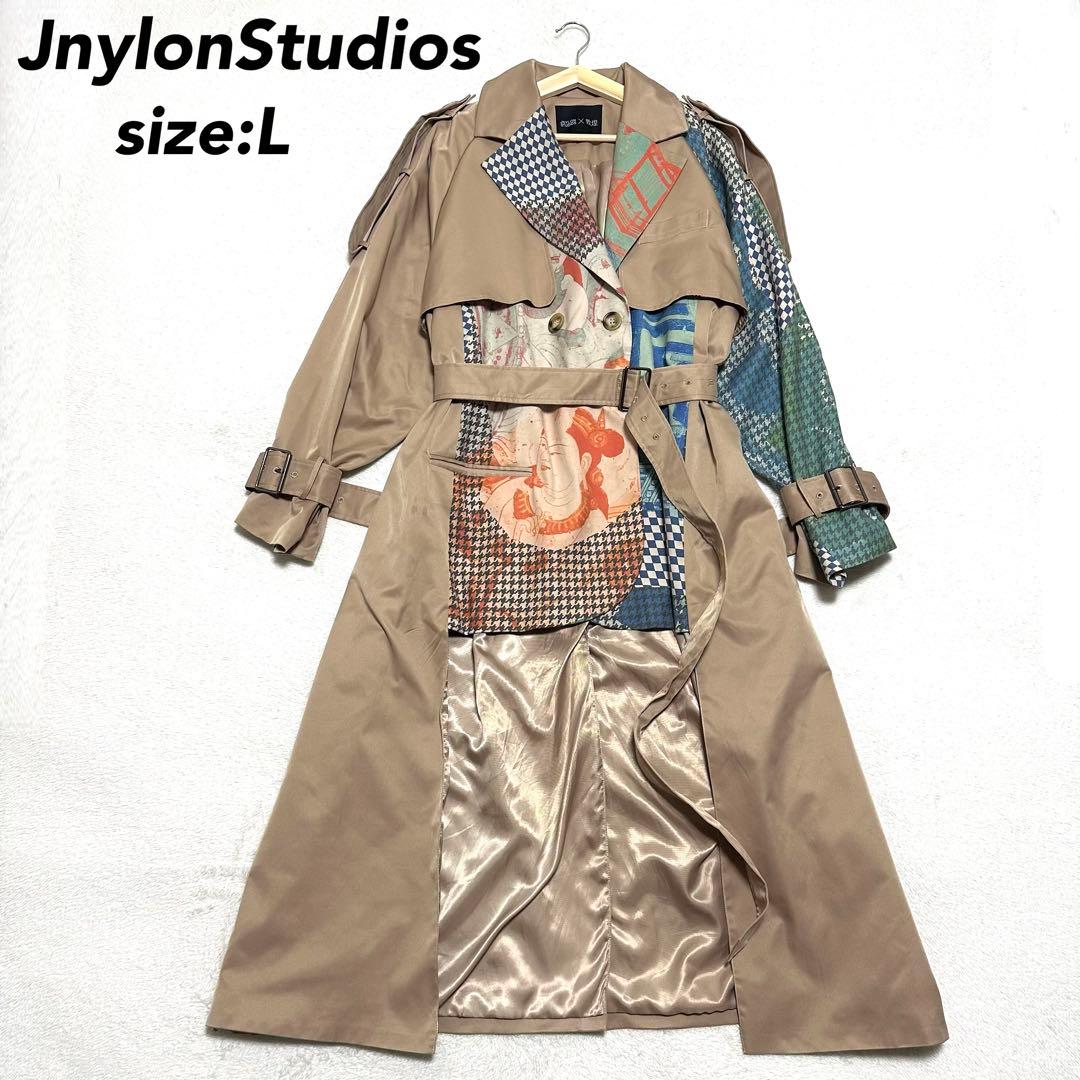 極美品　JnylonStudios × 敦煌　トレンチコート　　ドッキング