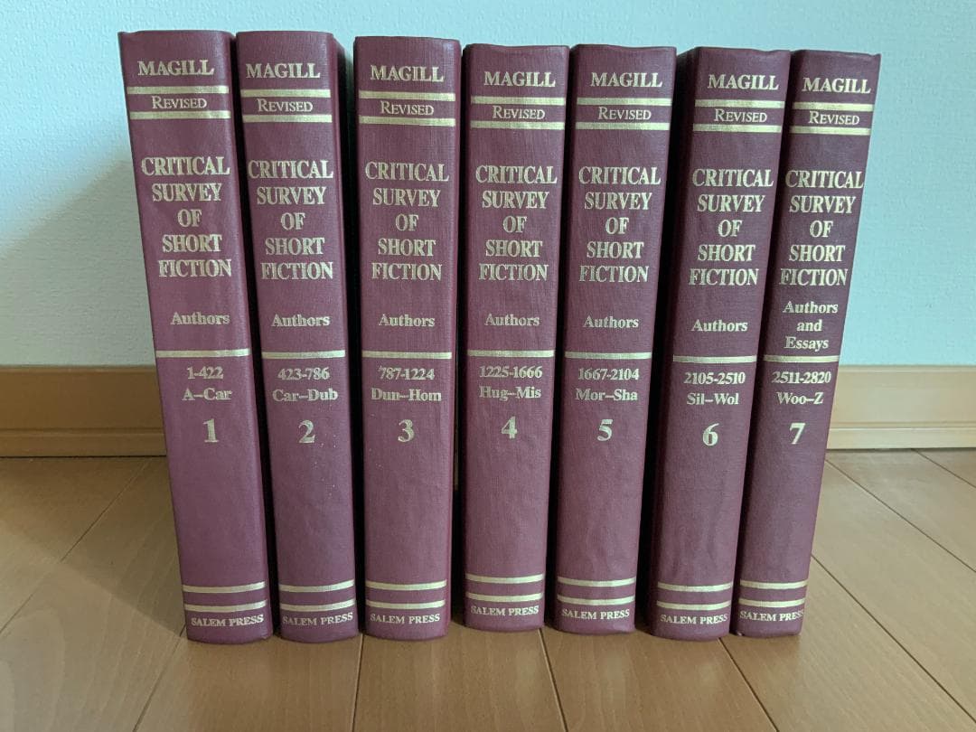 Critical Survey of Short Fiction 全７巻